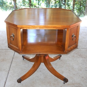 Drexel Heritage Drum Table - Etsy