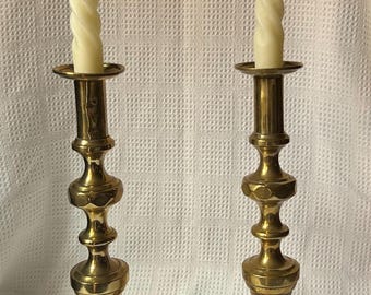 Antique Brass Candlesticks