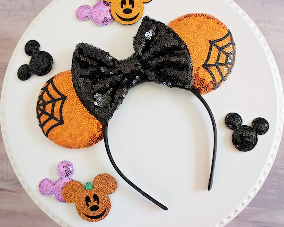 SPOOKY SPIDERWEB Halloween Mouse Ears Headband, Disney  display picture 2