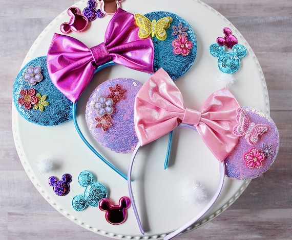BUTTERFLIES & BLOOMS Mouse Ears Headband, Mickey Ears  display picture 1