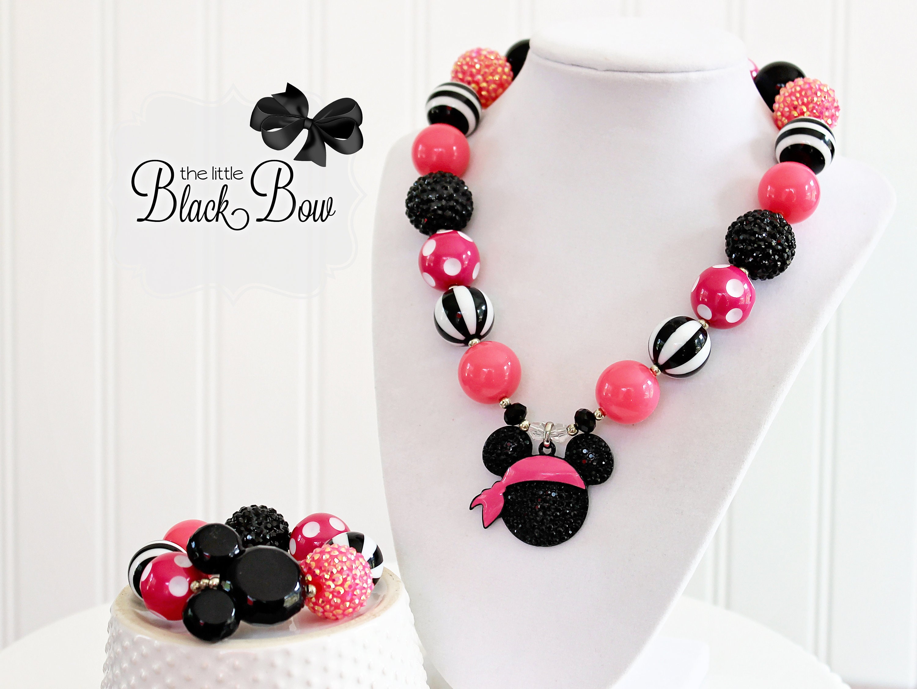 Pink Minnie Necklace