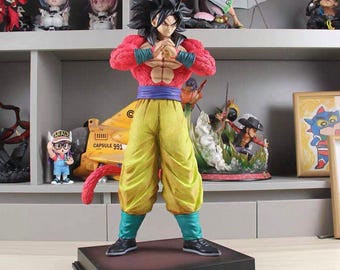 Goku Super Saiyan 4 Figure | Dragon Ball GT Statue | Anime Collectible Display | Manga Desk Decor | Goku SSJ4