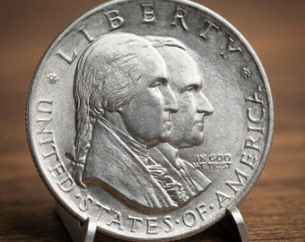 Zeldzame zilveren herdenkingsmunt van de Amerikaanse herdenkingsmunt Washington uit 1926, halve dollar