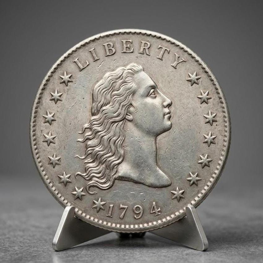 パケ封入品】LIBERTY アメリカ イーグル 銀貨 純銀 FINE SILVER 1987