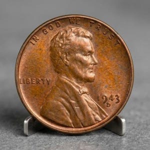 1943-D Lincoln-Weizen-Cent aus Kupfer – Legendäre, seltene Sammlermünze der USA