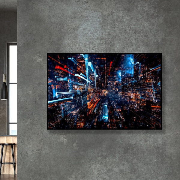 NYC Wall Decor, Industriële Interieur wanddecoratie, Moderne Fotografie, New York City Foto, Commerciële Ruimte Wall Art