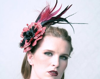Couture fascinator "BURLESQUE"