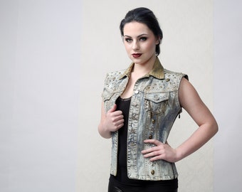 SPIKY - Denim Jacket OAK