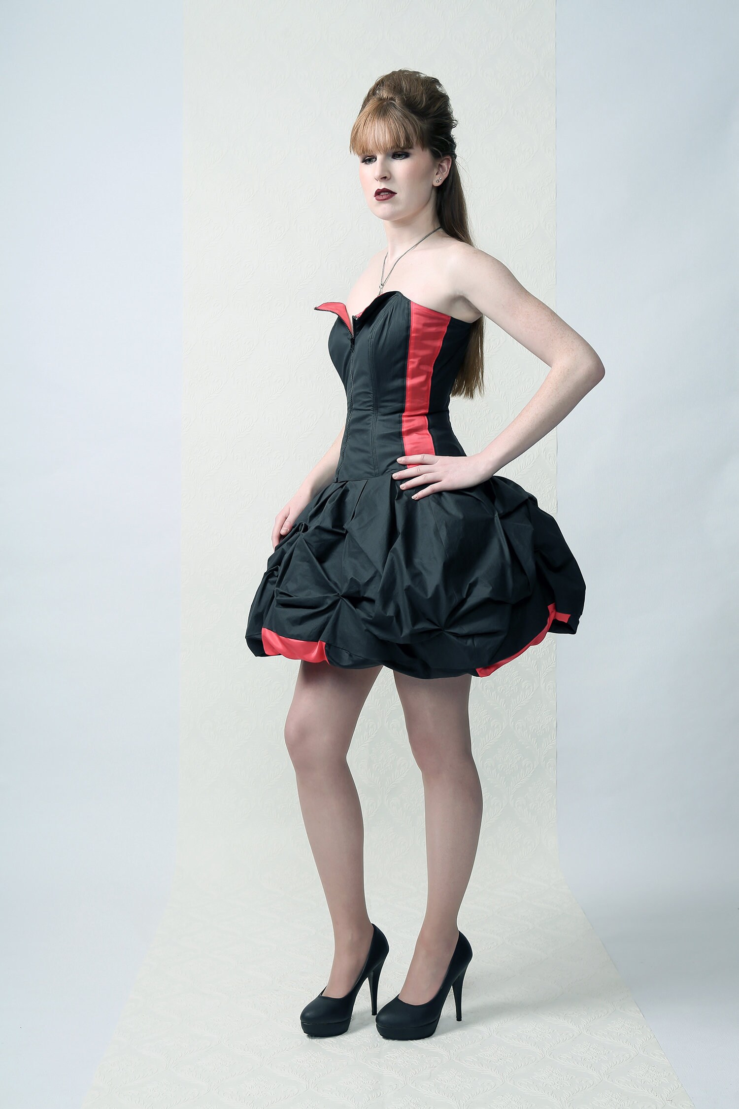 CIRCUS Mini Gown, 2 piece bustier dress, wedding dress
