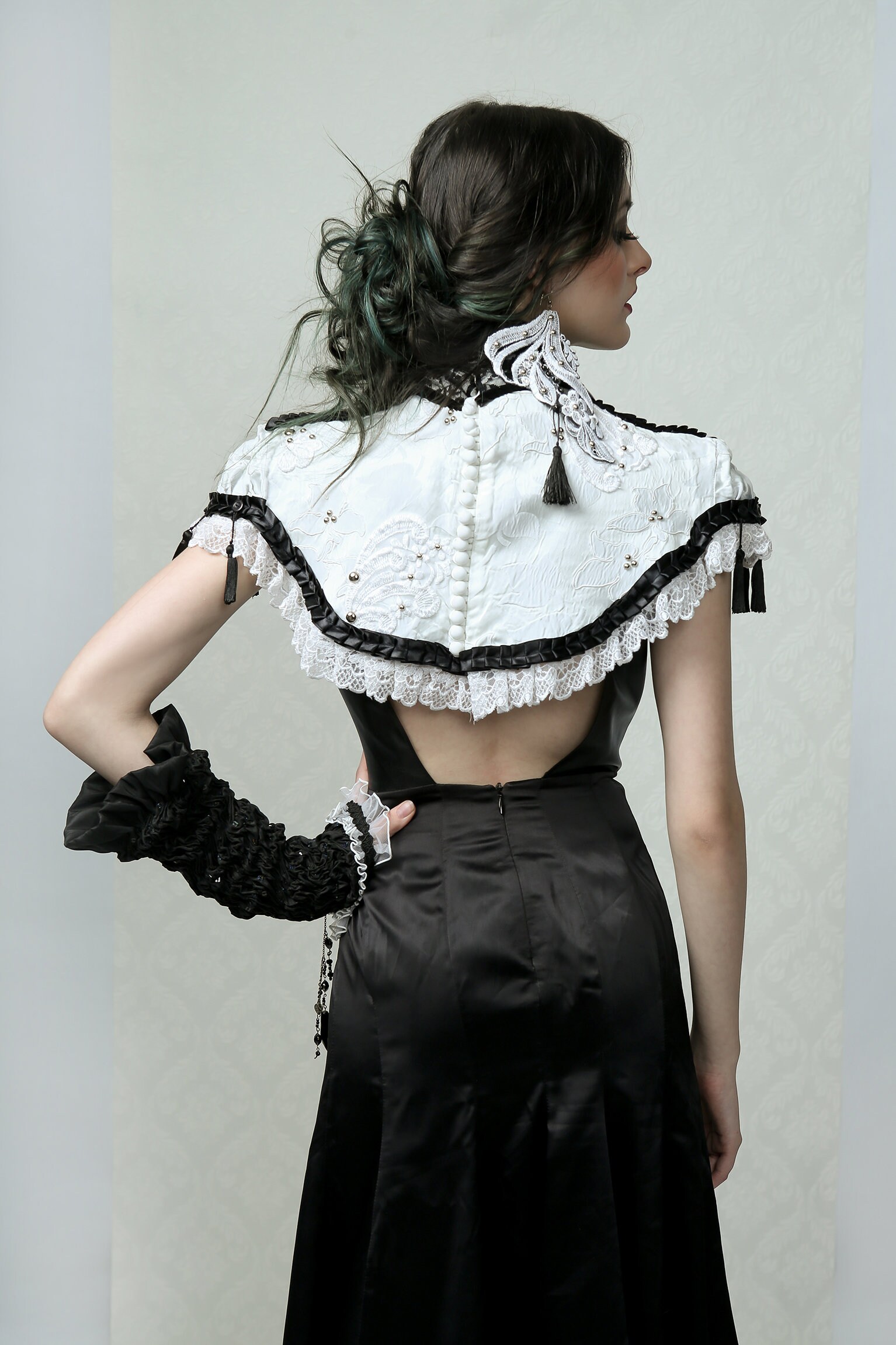 victorian collar top