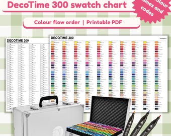 DecoTime Kleurenkaart | Kleurenvolgorde (digitale download)