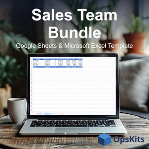 Sales Team Bundle Google Sheets Pipeline CRM Commission Forecast Campaign Funnel