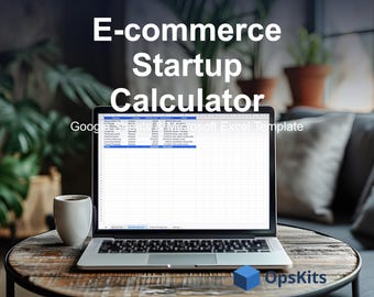 Ecommerce Startup Cost Calculator, Online Store Launch Budget, Shopify Revenue Forecast