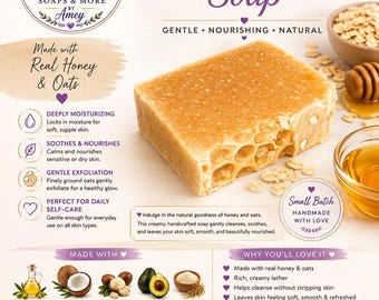 Amber Oats Handcrafted Soap