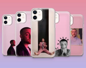 Mac Miler Phone Case Music Artist Pink   Cover for iPhone 17Pro, 16, 15, 14, 13, 12, Samsung S26, S25, S24, S23Fe, A16, A56, Pixel 10, 9Pro