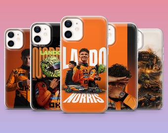 Lando Norris Phone Case Formula F1  Cover for iPhone 17Pro, 16, 15, 14, 13, 12, Samsung S26, S25, S24, S23Fe, A16, A56, Pixel 10, 9Pro