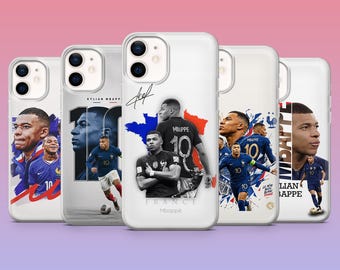 Mbappé Phone Case Football Soccer France World Cup Cover for iPhone17Pro,16,15,14,13,12,Samsung S26,S25, S24, S23Fe, A16,A56, Pixel 10, 9Pro