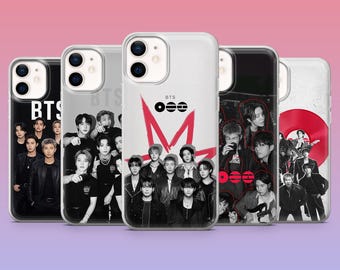 Cover per telefono BTS, cantante pop coreano, compatibile con iPhone 17, 16, 15, 14, 13, 12, Samsung S25, S24, S23, S22, A16, A26, Pixel 10, 9A