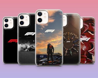 Cover per telefono Formula 1, cover da corsa F1 per iPhone 17Pro, 16, 15, 14, 13, 12, Samsung S26, S25, S24, S23Fe, A16, A56, Pixel 10, 9Pro