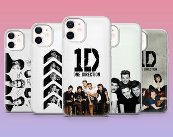Cover per telefono One Direction, boy band, cover musicale per iPhone 17Pro, 16, 15, 14, 13, 12, Samsung S26, S25, S24, S23Fe, A16, A56, Pixel 10, 9Pro