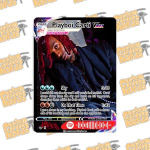 playboi carti pokemon card Playboi Carti Trading Card