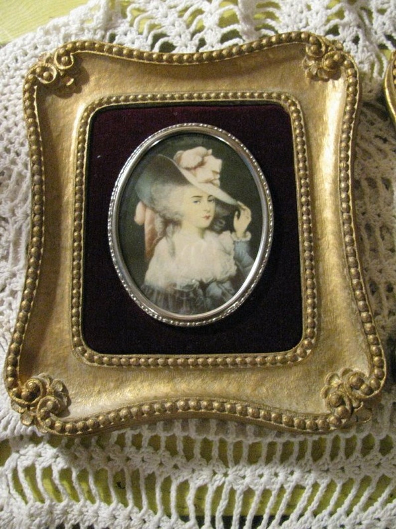 GOLD Regency Cameo Creations Duchess of Devonshire Isabella Etsy