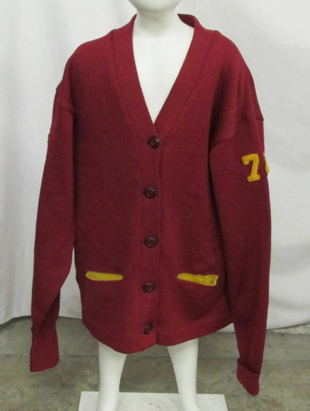 Vintage Letterman Sweater St John Eagles St John-endicott - Etsy