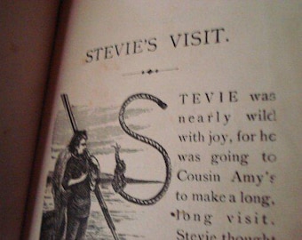 c1880 Stevie's Visit Katherine Williams Richard Handy Kate Greenaway Illus Free USA Shipping and Tracking Included in Price