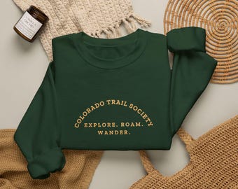 Colorado Hiking Sweatshirt | Mountain and Pine Crewneck