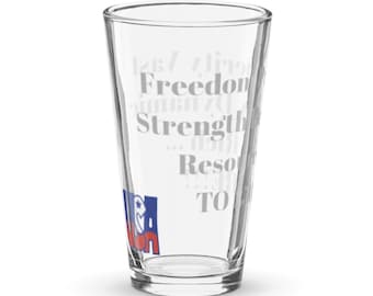 Shaker pint glass