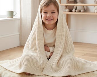 Textured Suzette Stitch Baby Blanket Crochet Pattern (PDF)