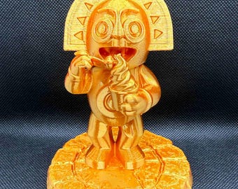 Figura de helado Tiki / Estatua tropical impresa en 3D / Adorno de escritorio / Decoración Tiki / Regalo tropical