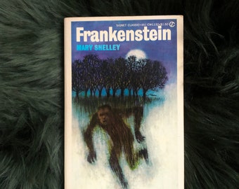 1960s Frankenstein, or The Modern Prometheus / Vintage Paperback / Mary Shelley