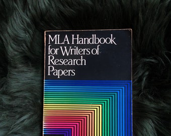 1980s MLS Handbuch für Schriftsteller / Buch Cover Kunst / Vintage Taschenbuch