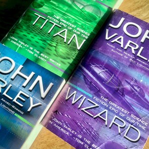 Set von 3 John Varley SciFi Taschenbüchern 1980er Jahre / Gaean Trilogy / Vintage Science Fiction