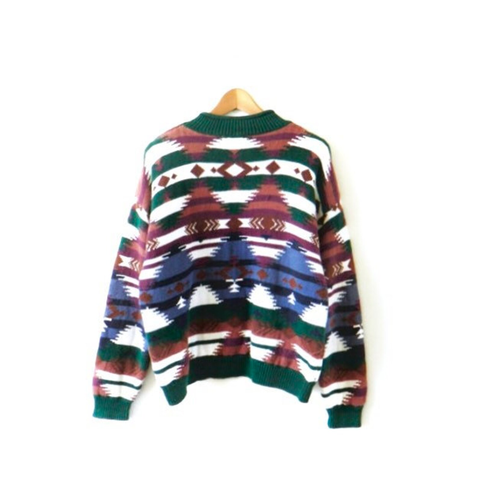 Vintage Tribal Boho Sweater / Cozy Aztec Southwestern Sweater | Etsy