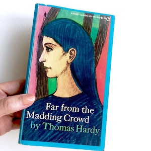 1960s Vintage Paperback / Thomas Hardy / Vintage Literature / Illustrated Cover / English Romance