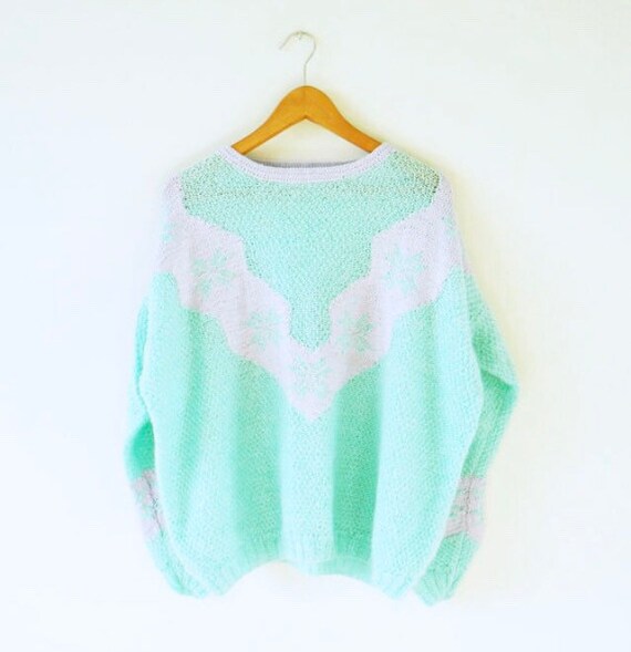 mint sweater