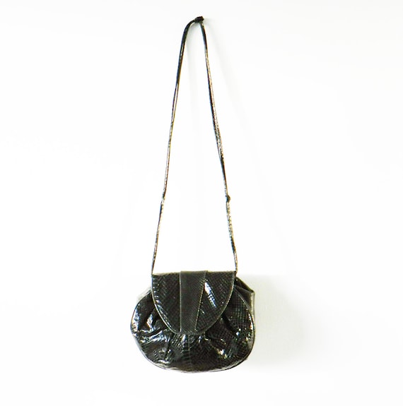Faux snakeskin crossbody bag sale