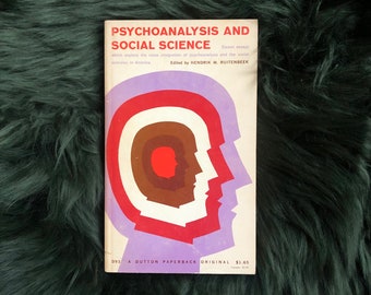 1960s Psychology Paperback / Vintage Paperback / Book Cover Art / Psychoanalysis