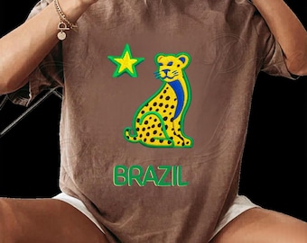 Brazilcore Jaguar Graphic T-Shirt – Brazilian Pride Tee