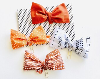 Bow Book Clips, Book marker, Bible Bows, Planner Bows, Planner Clips, Bible Journaling Bows, Paperclip Bow, Bible Clips, Modern Book Marker,