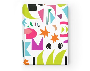 Blank Journal, Hardcover Journal, Abstract Art Journal, Modern Journal, Bible Journaling, Prayer Journal, Colorful Journal, Gifts, Blank