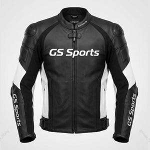 Custom Real Leather Jacket Men Armor Racing Motorbike Jacket Cosplay