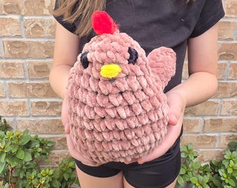 Betty the Hen stuffy - Amigurami - Crochet Stuffy - Plush Animal - Lovey