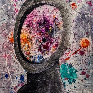Lámina artística sobre la creatividad humana | Arte mural de figuras surrealistas | Descarga digital a color | Decoración inspiradora para el hogar | Descarga instantánea