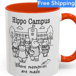 Hippo Campus Brain Science Mug: Neuroscience Humor Coffee Cup