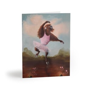 Bison Ballet Dankeskarten (8, 16, Und 24 Stück) Büffel Tutu lustige Wildtier Dankes-Karte Einzigartige wunderliche Dankes-Karte Silly