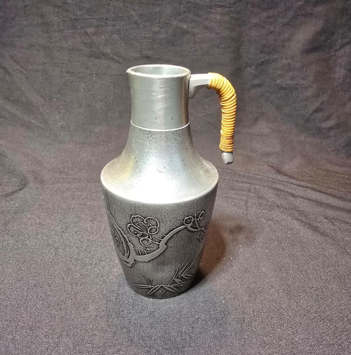 Japanese Pewter Sake - Etsy