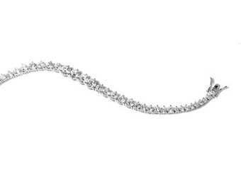 Silver Tennis Necklace or Bracelet 